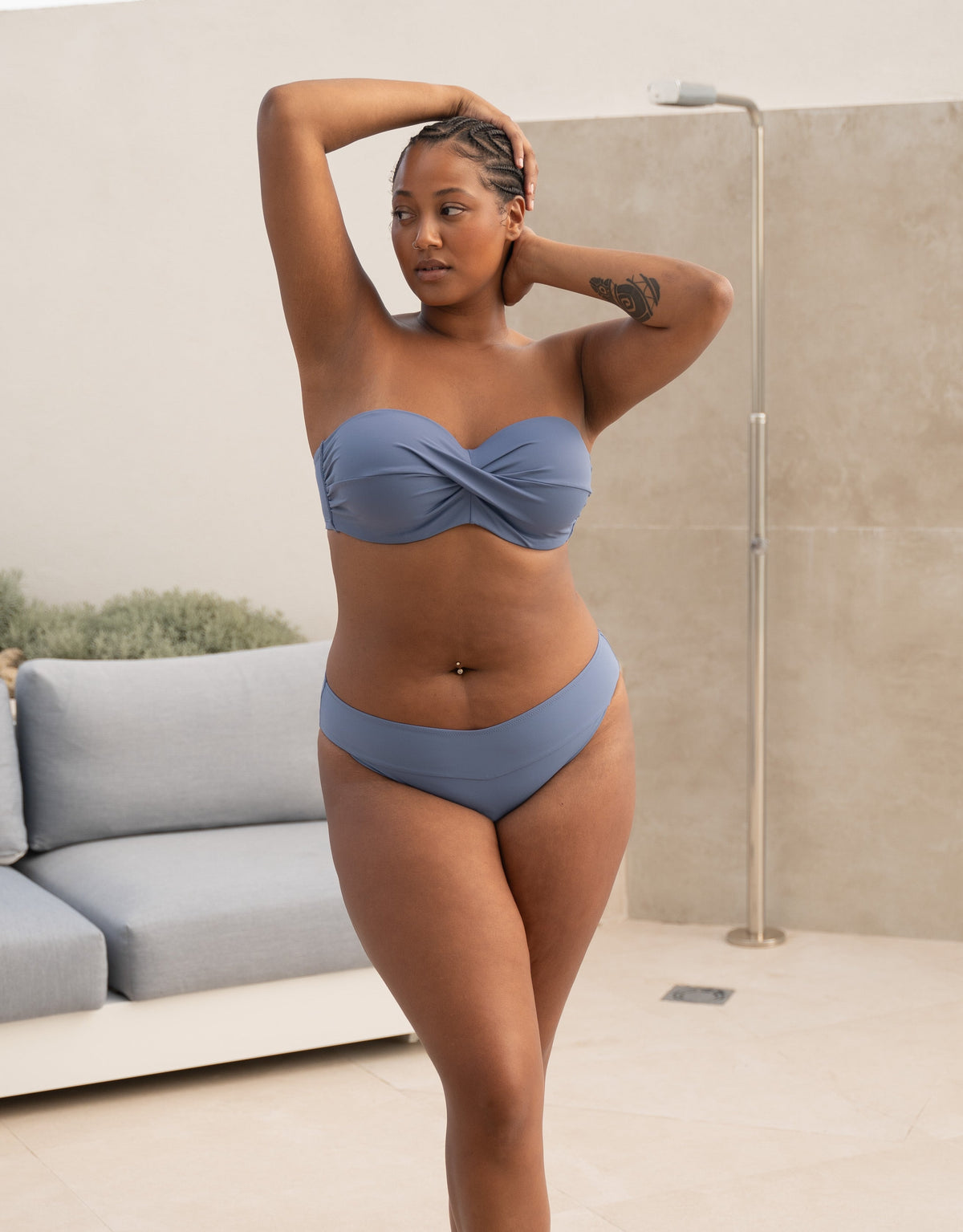 Bikini-Panty Valencia Doveblue