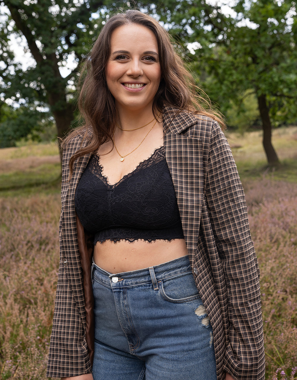 Bralette ohne Verschluss Sensla Black