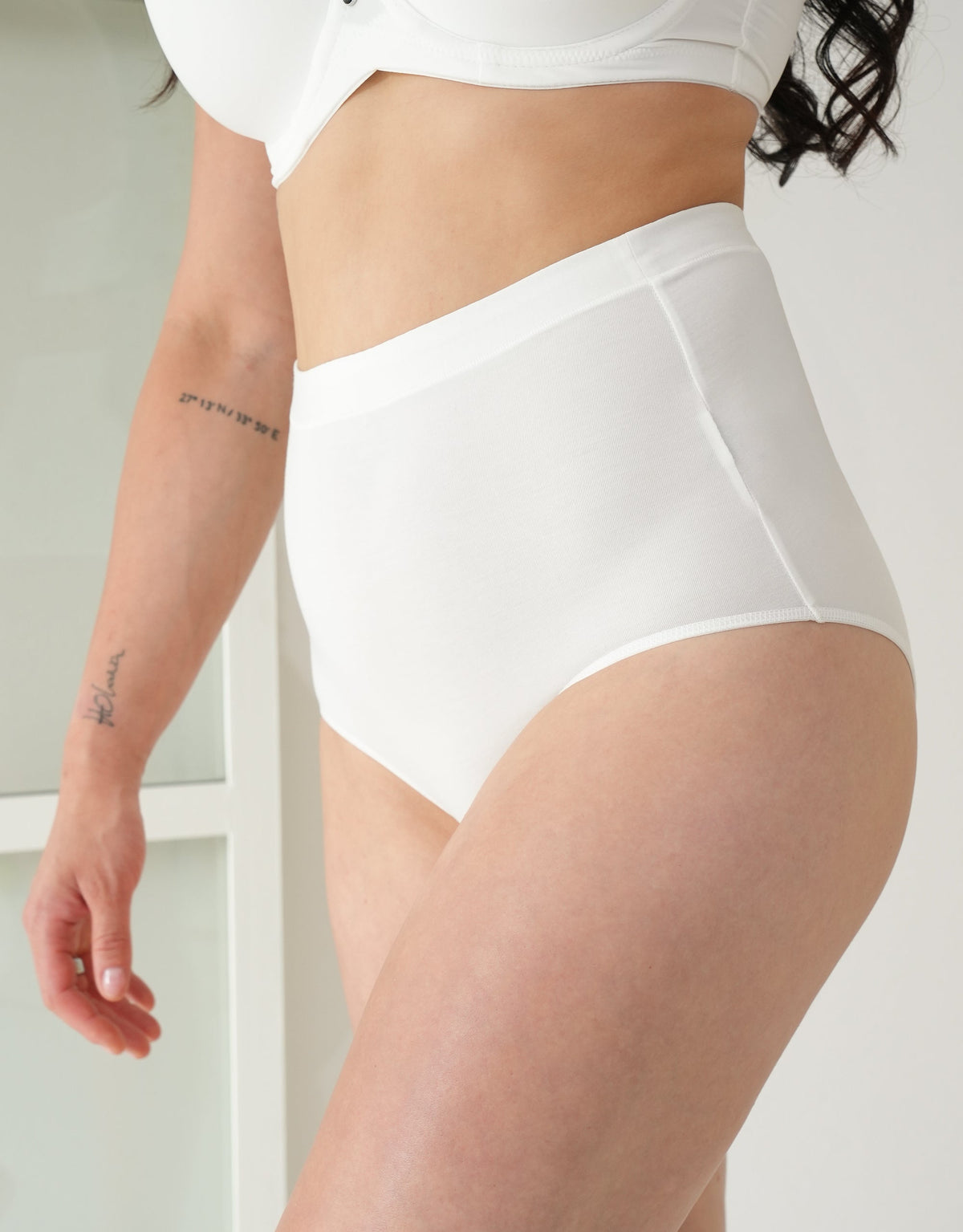 High-Waist-Panty Cozy Basic Ivory