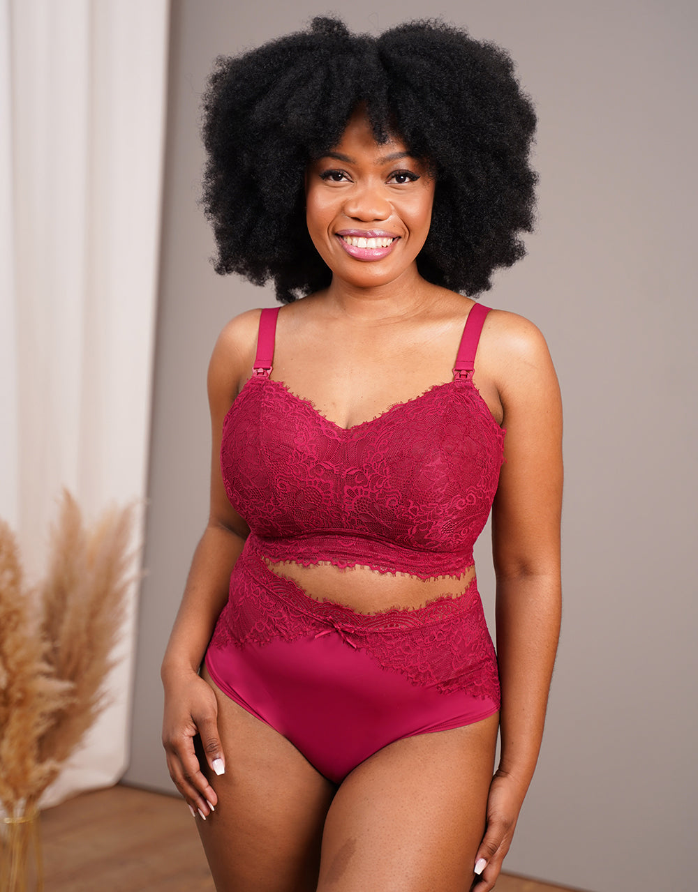 High-Waist-Panty Sensla Bordeaux