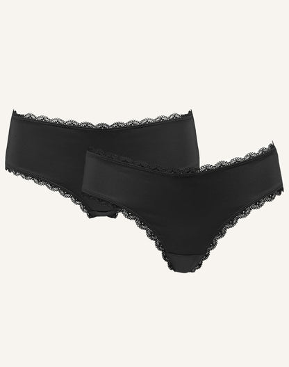 Höschen-Set 2x Basic Black