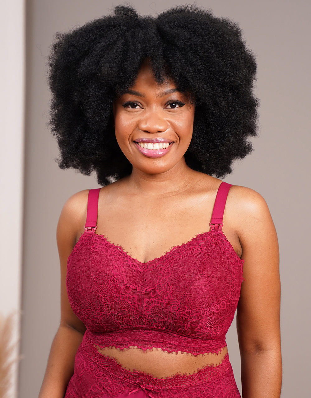 Still-Bralette Sensla Bordeaux