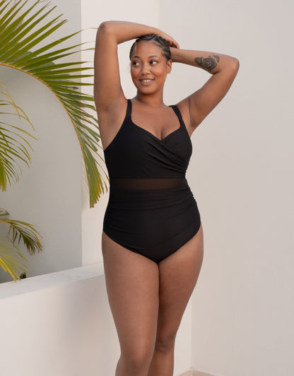 Badeanzug Porto Black