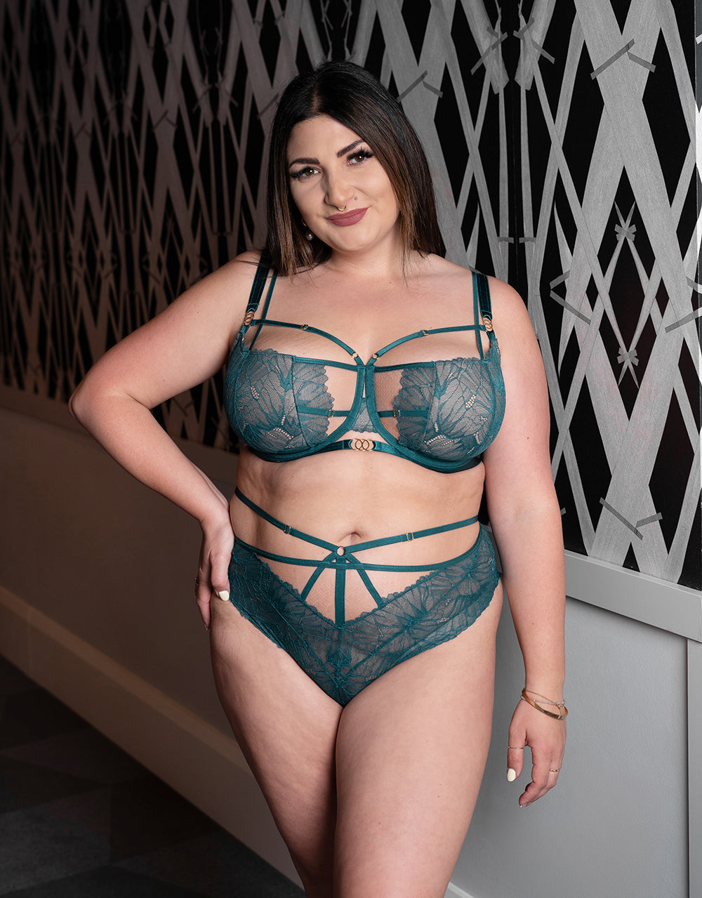 BH FemFatale Green + Augenbinde