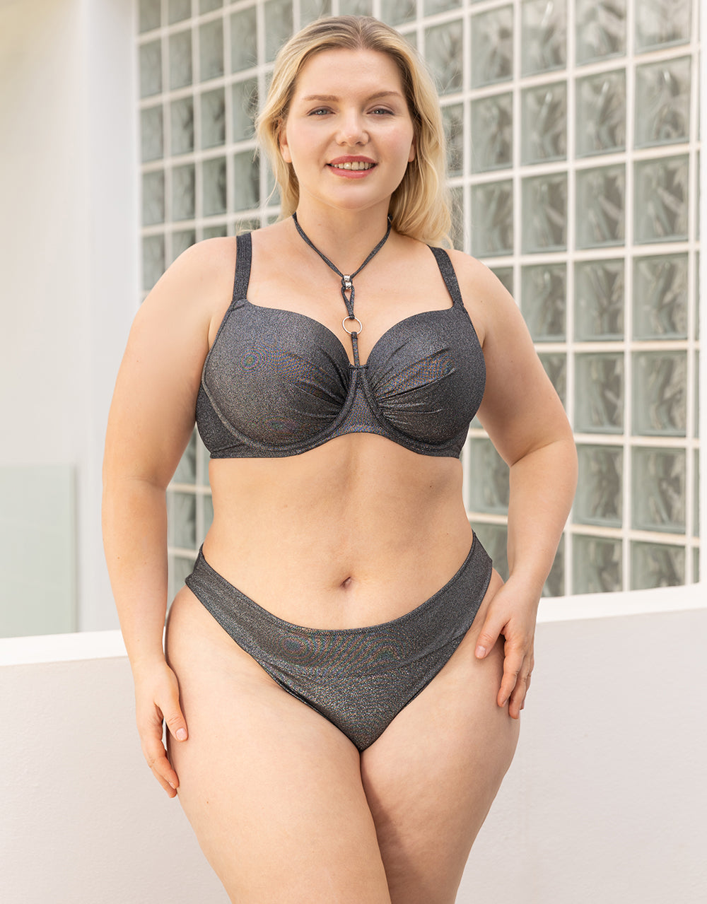 Bikini-Brazilian Valencia Glam Silver
