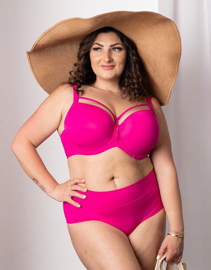Fold-Over-Bikini-High-Panty Monaco/Palma Pink