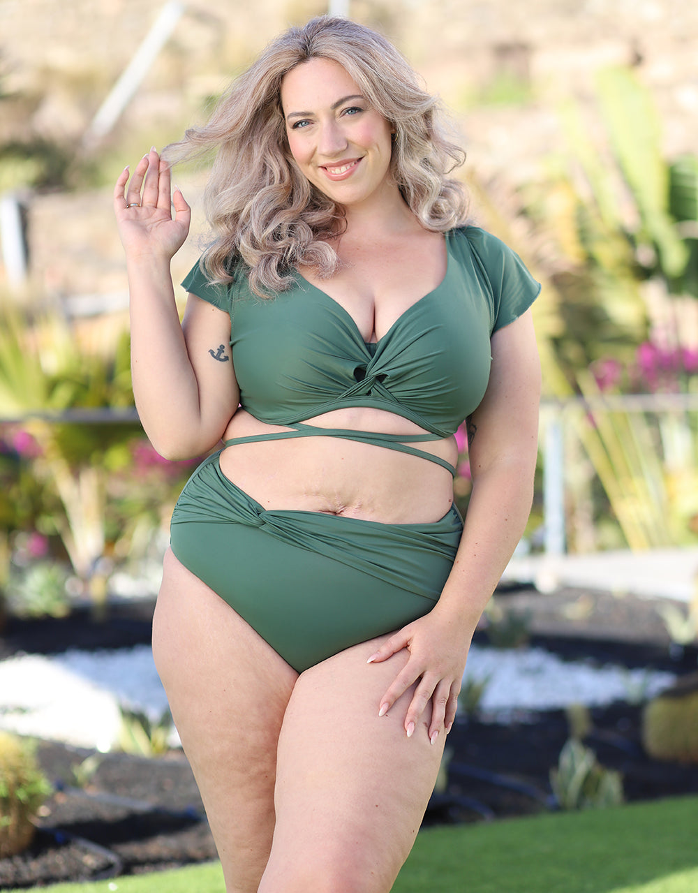 Bikini-High-Panty Mambo Olive