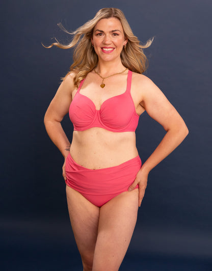 Bikini-High-Panty Valencia Flamingo