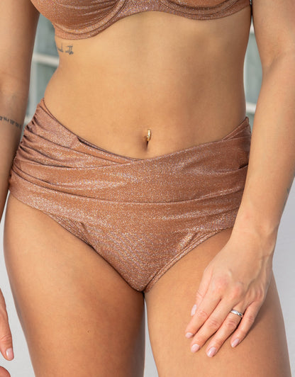 Bikini-High-Panty Valencia Glam Bronze