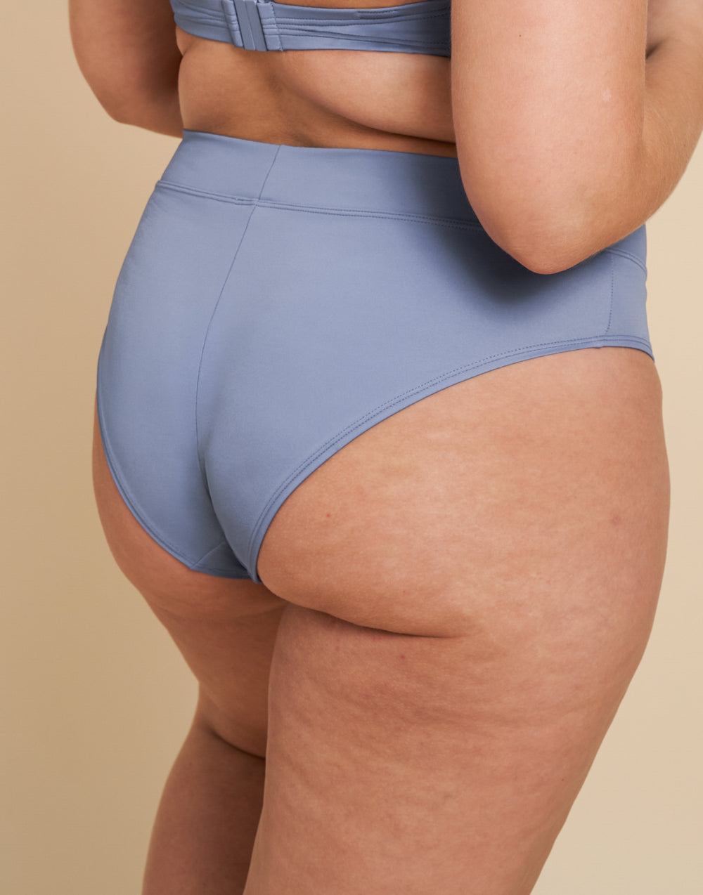 Bikini-High-Panty Monaco Doveblue