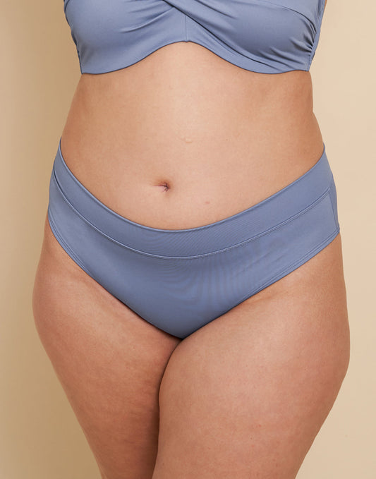 Bikini-High-Panty Monaco Doveblue