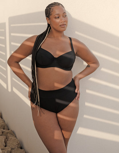 Bikini-High-Waist-Brazilian Porto Black