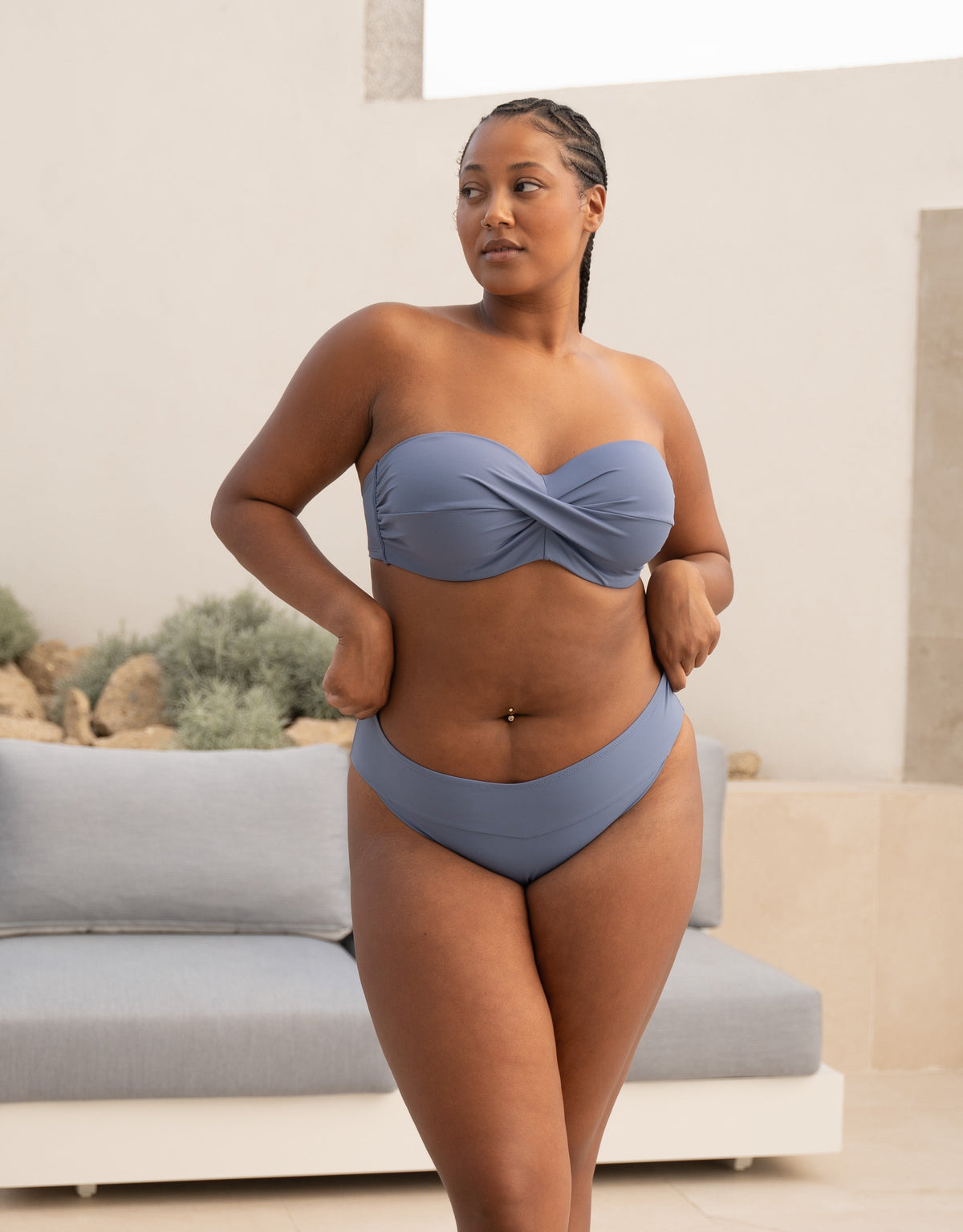 Bikini-Panty Valencia Doveblue
