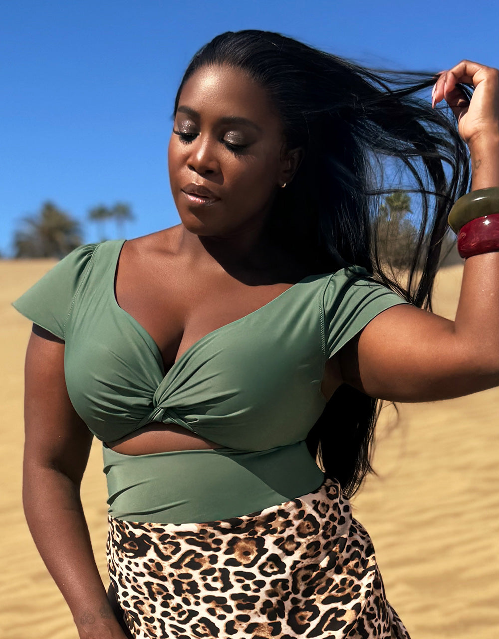 Bikini-Top Mambo Olive