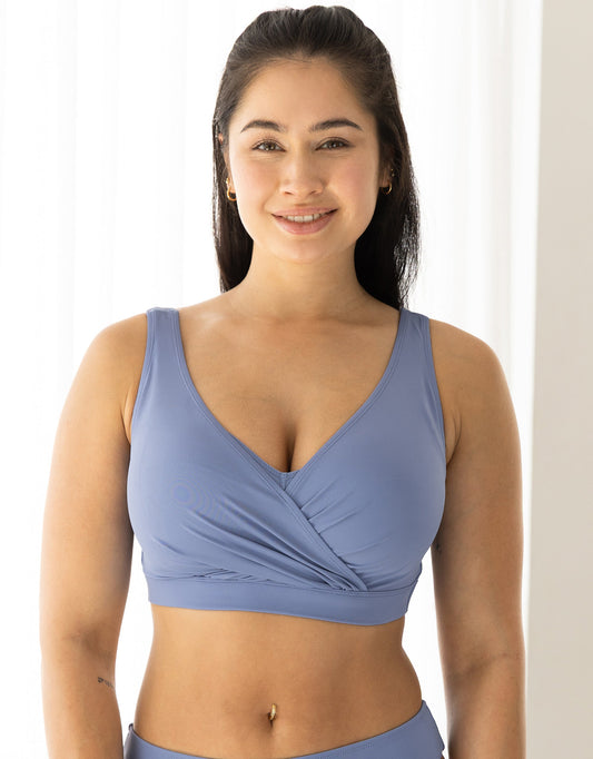 Bikini-Top ohne Verschluss Valencia Bluegrey