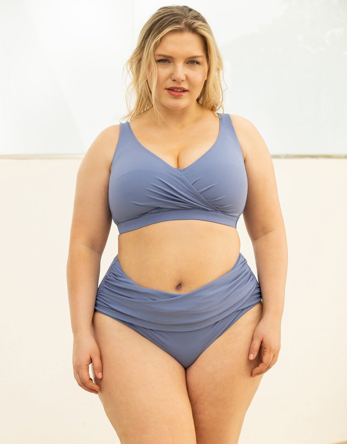 Bikini-Top ohne Verschluss Valencia Bluegrey