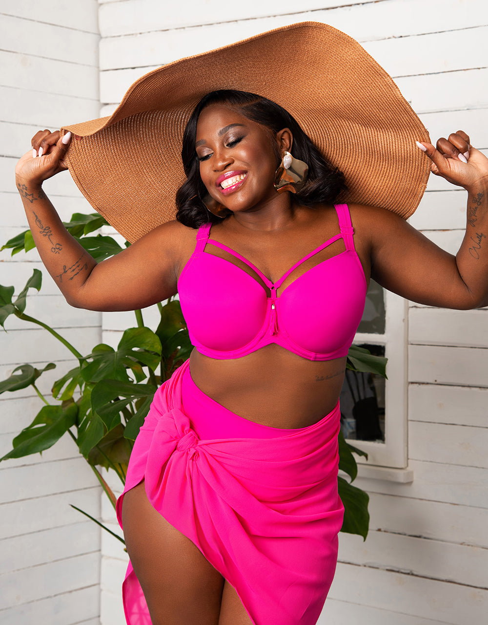 Bikini-Top Palma Pink