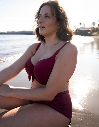 Schalen-Bikini-Top Valencia Cherry