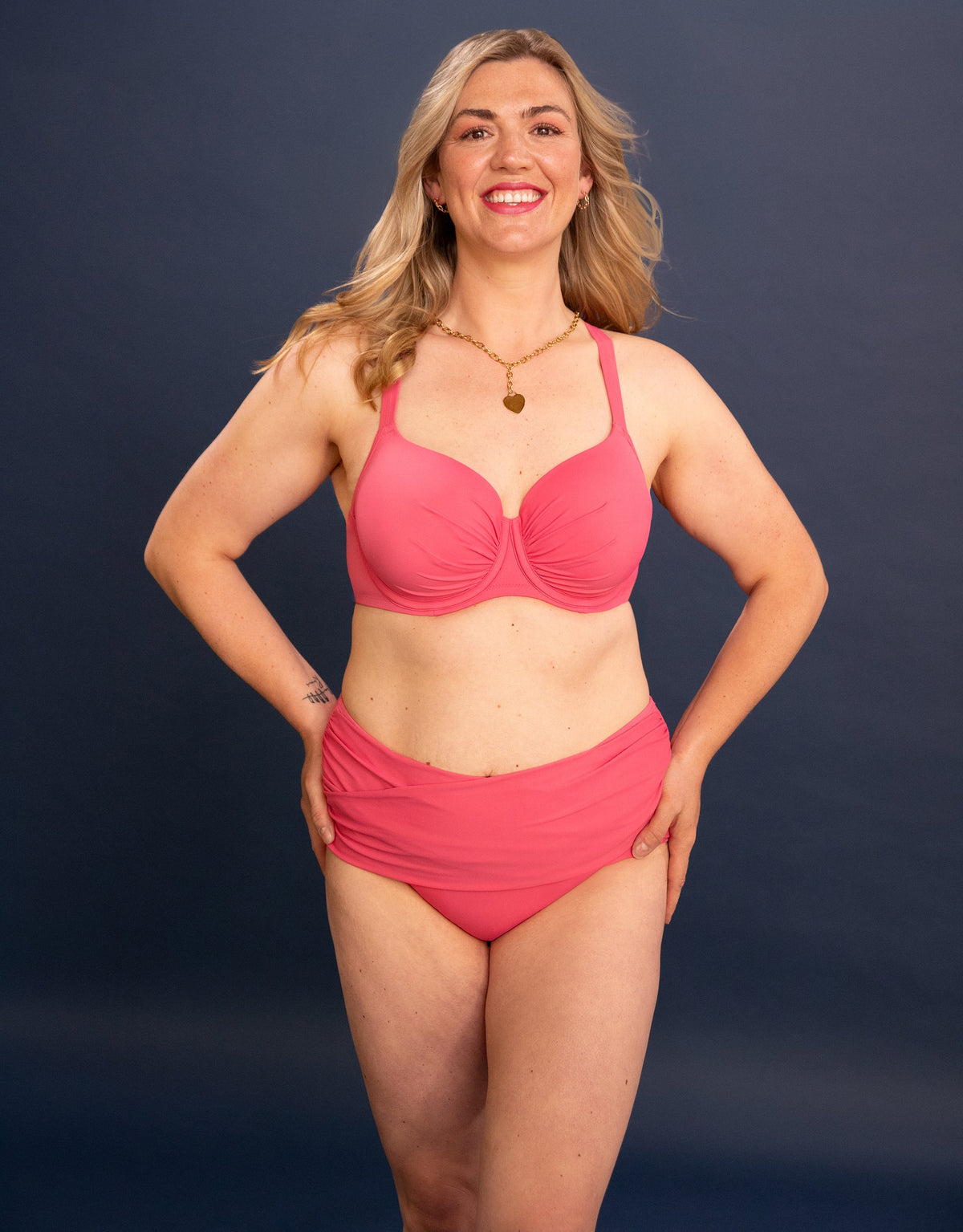 Schalen-Bikini-Top Valencia Chic Flamingo