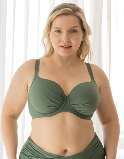 Schalen-Bikini-Top Valencia Chic Olive