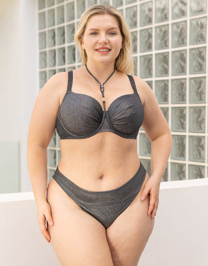 Schalen-Bikini-Top Valencia Glam Silver