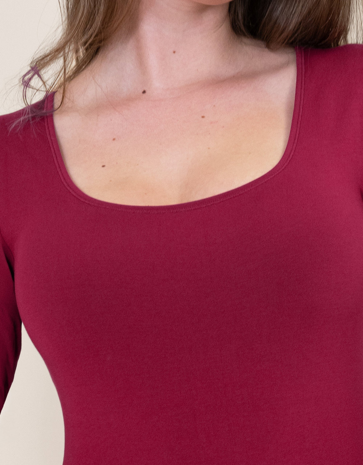 Body-Set 2x Cozy Long Black/Bordeaux