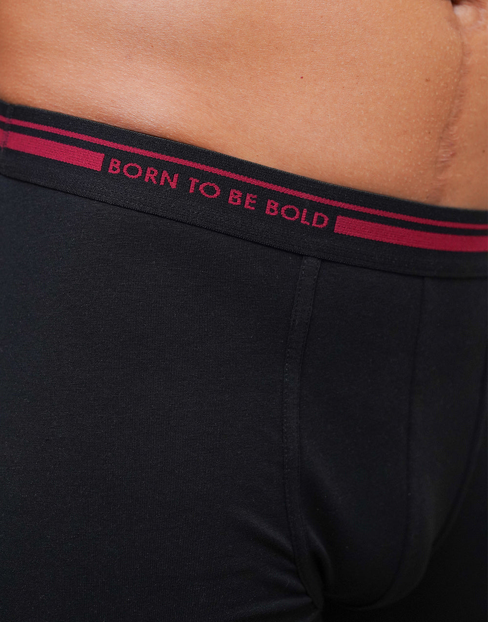 Boxershorts Black/Bordeaux