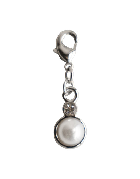 Bra Charm Diamond Pearl