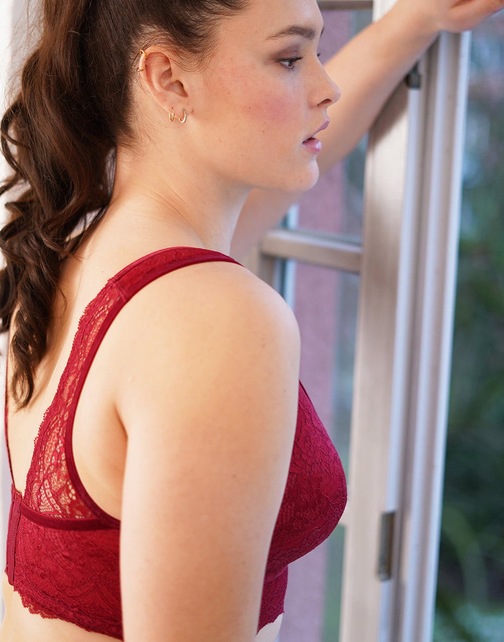 Bralette Eliana Velvet Burgundy