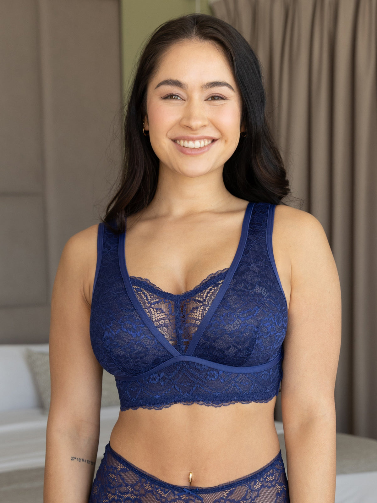 Bralette-Set 2x Eliana Bluegrey/Marine