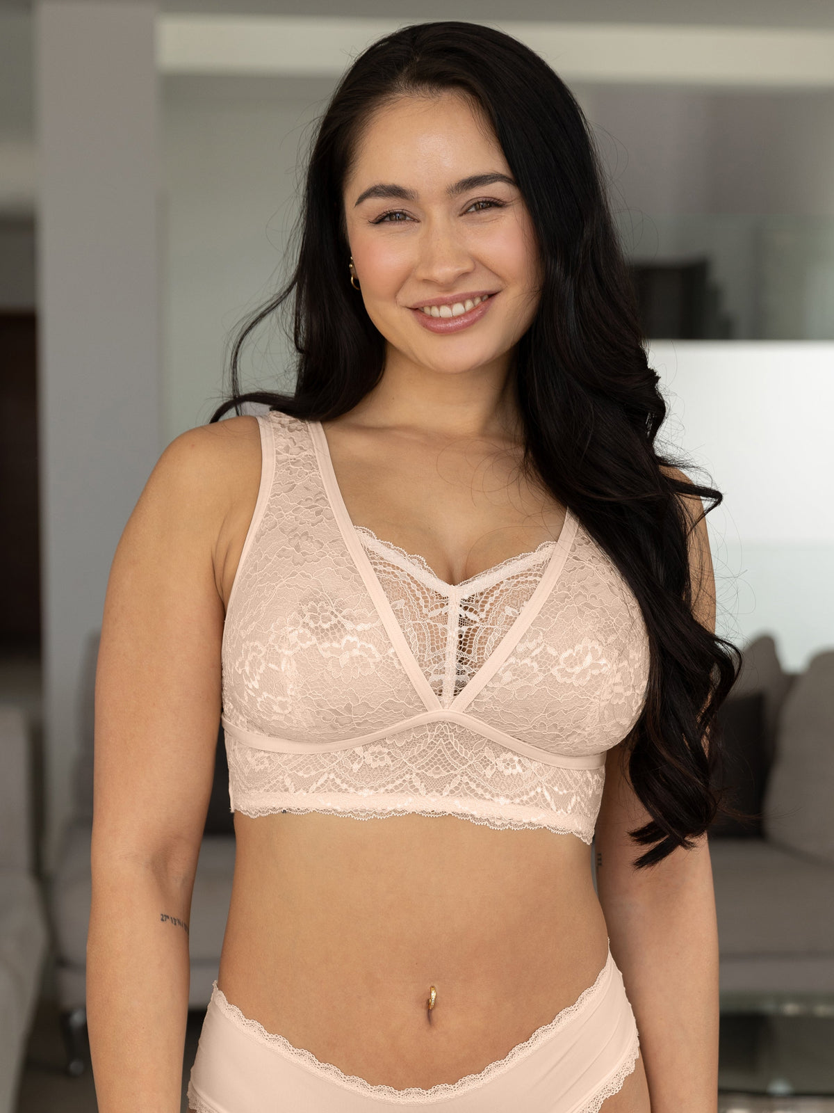 Bralette-Set 2x Eliana Marine/Pale