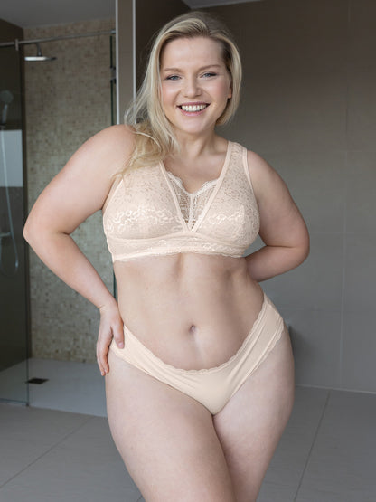 Bralette-Set 2x Eliana Marine/Pale