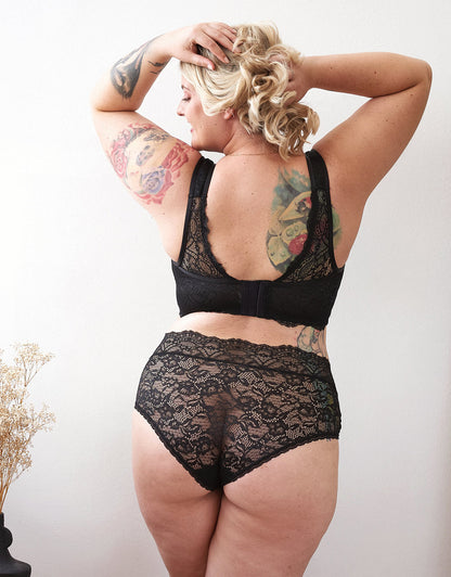 Bralette Eliana Satin Black