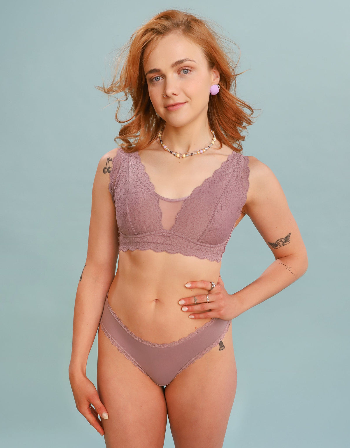 Bralette Elva Violetgrey