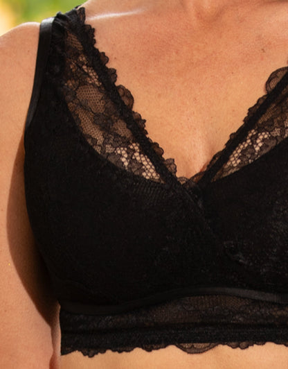 Bralette-Set 2x Emilia Black/Ivory