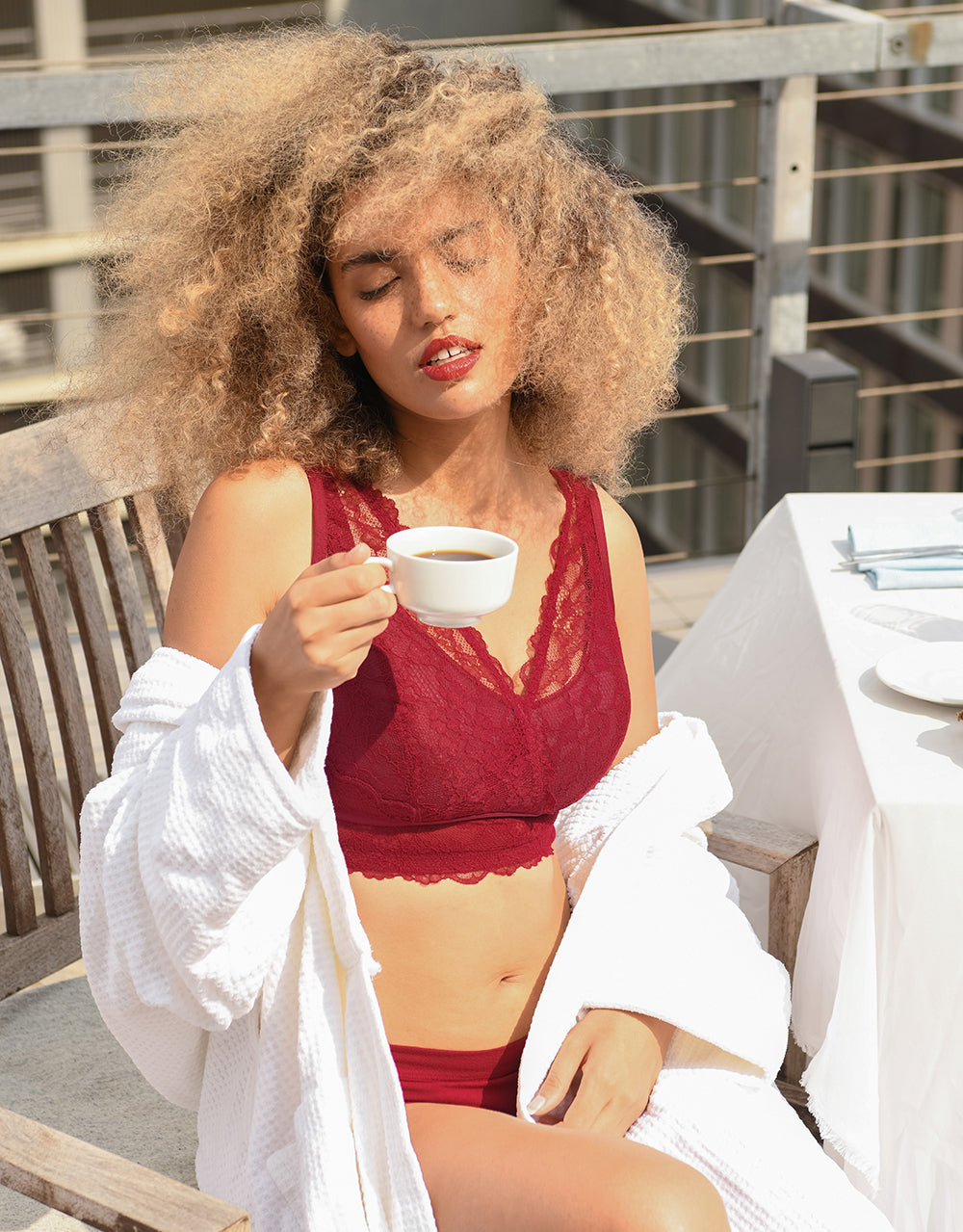 Bralette Emilia Bordeaux