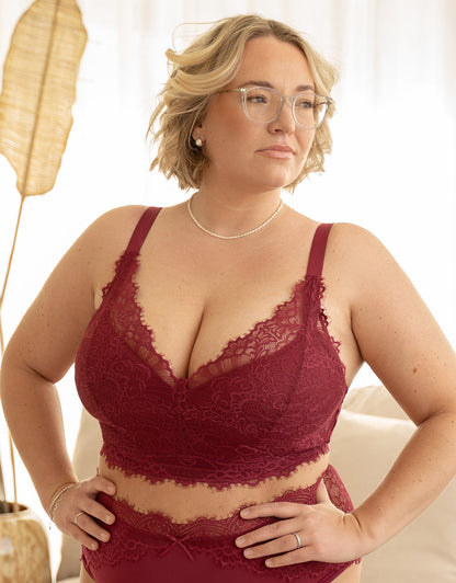 Bralette Sensla Bordeaux