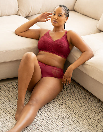 Bralette Sensla Bordeaux