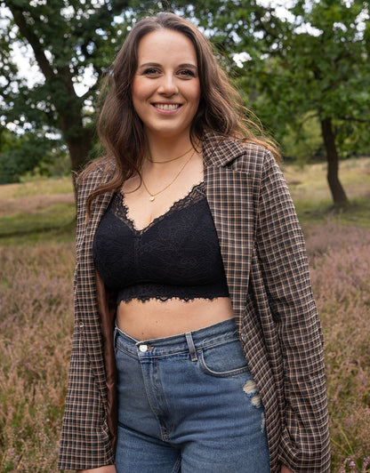 Bralette ohne Verschluss Sensla Black