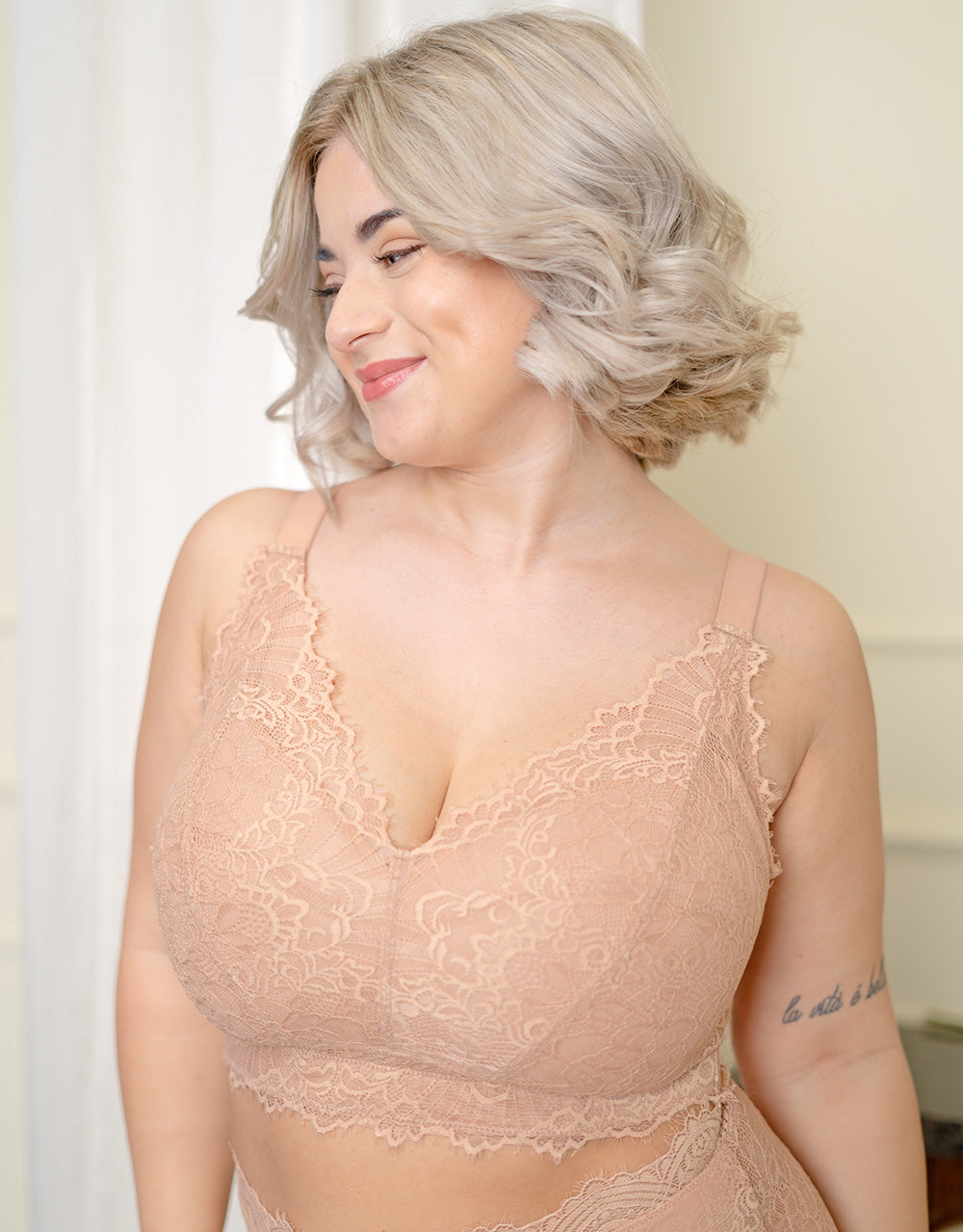 Bralette ohne Verschluss Sensla Cappuccino