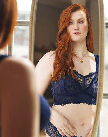 Bralette Eliana Velvet Navy