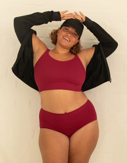 Bustier Freeda Bordeaux