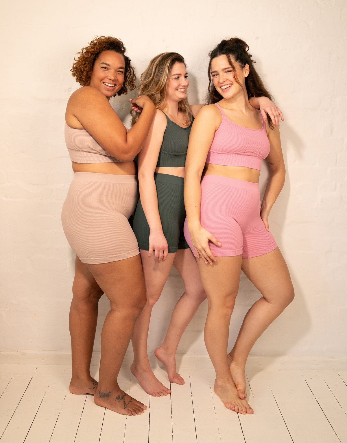High-Waist-Shorts Freeda Mauve
