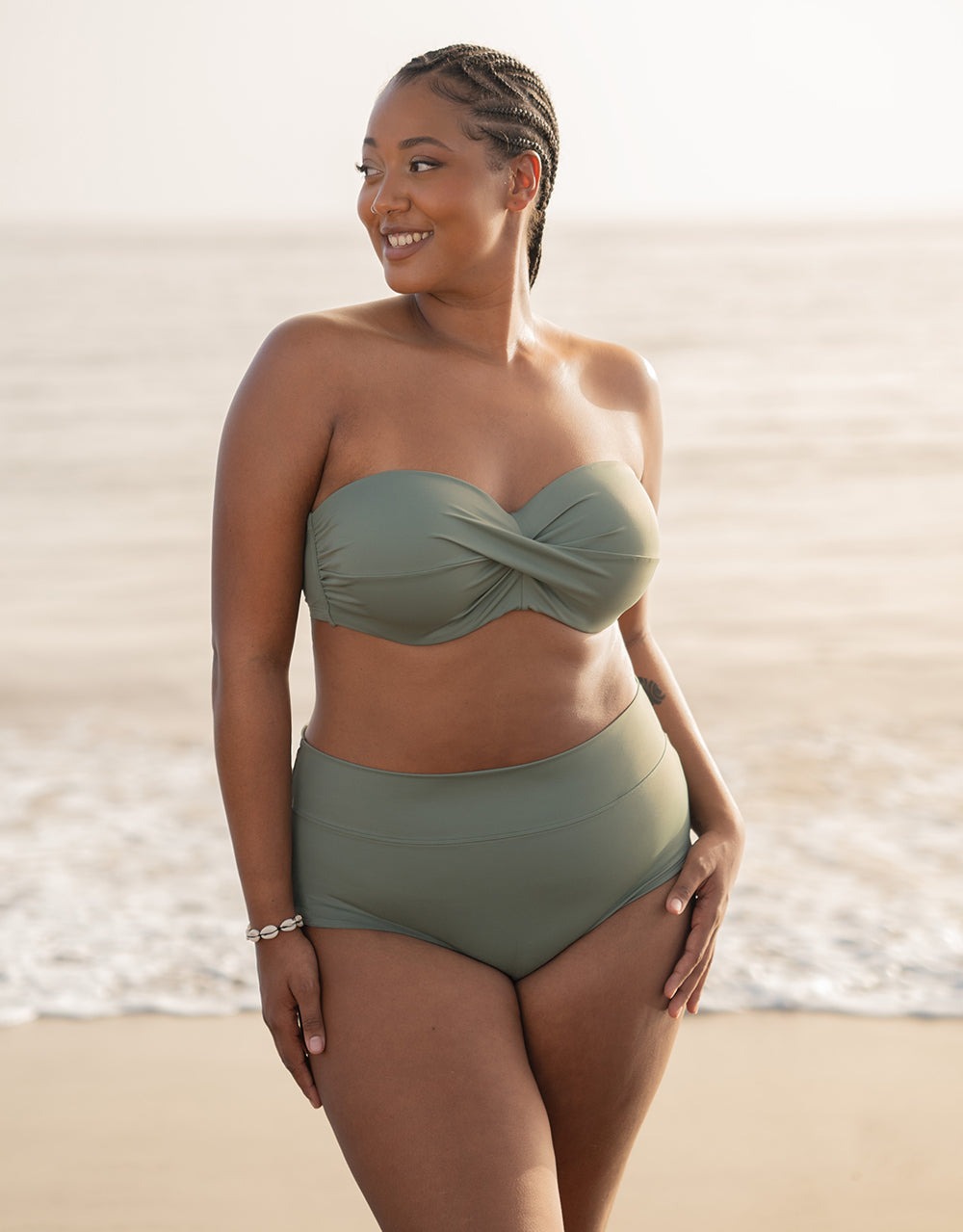 Fold-Over-Bikini-High-Panty Monaco Khaki