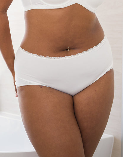 High-Panty-Set 5x Basic Herbst