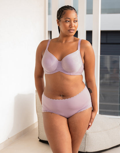 High-Panty Basic Violetgrey
