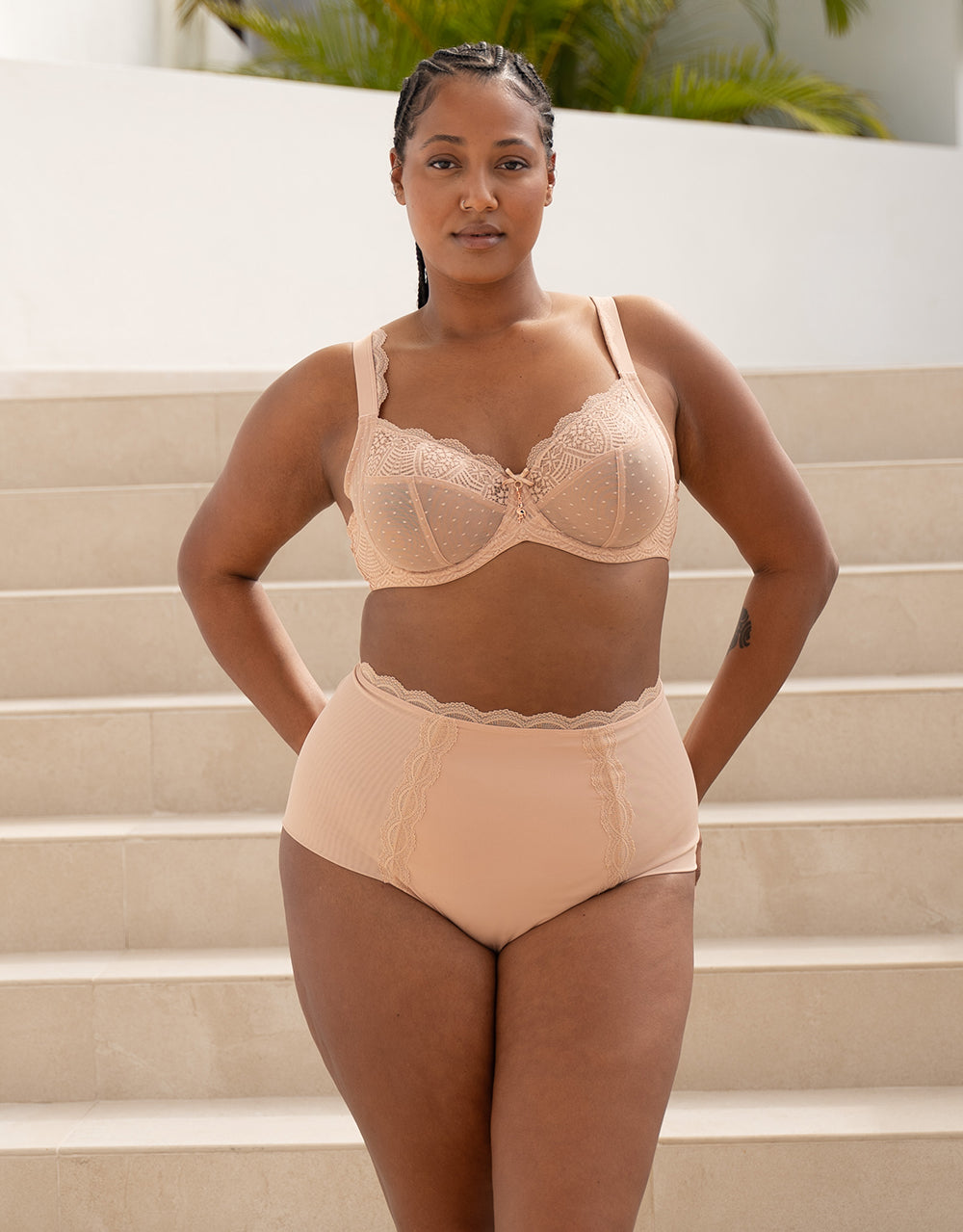 High-Waist-Panty Clara Cappuccino