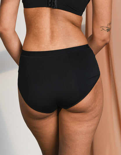 High-Panty Cozy Basic Black
