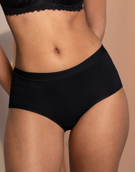 High-Panty Cozy Basic Black