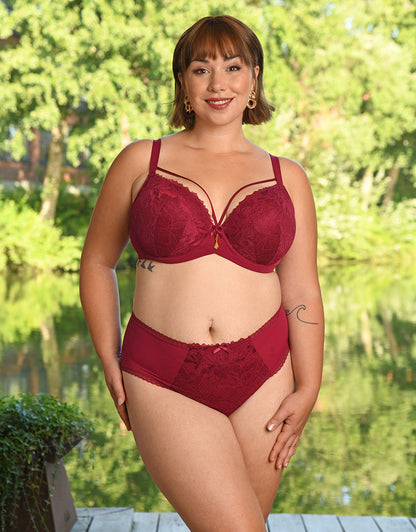 High-Panty Vienna Bordeaux